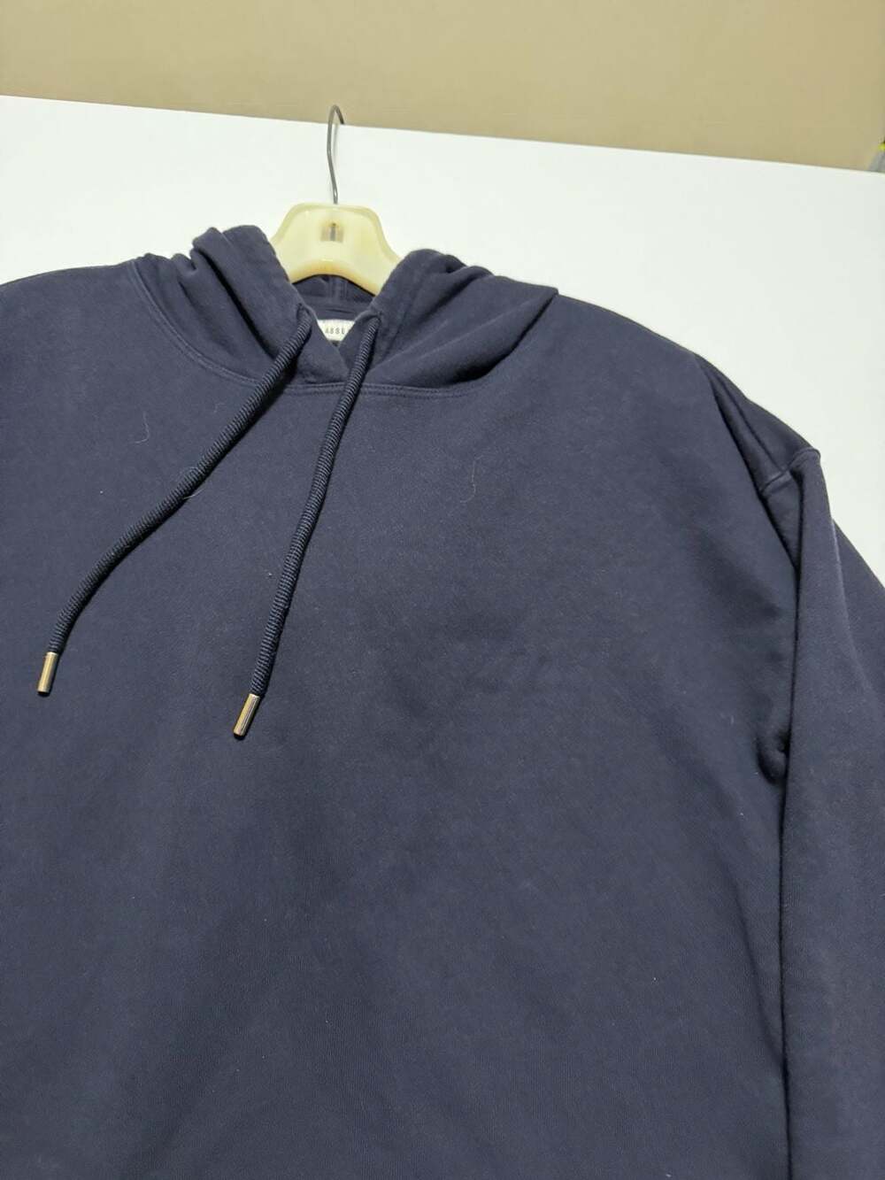 Free Assembly Women's Navy Blue Pullover Hoodie with Drawstring Size L (12-14)
